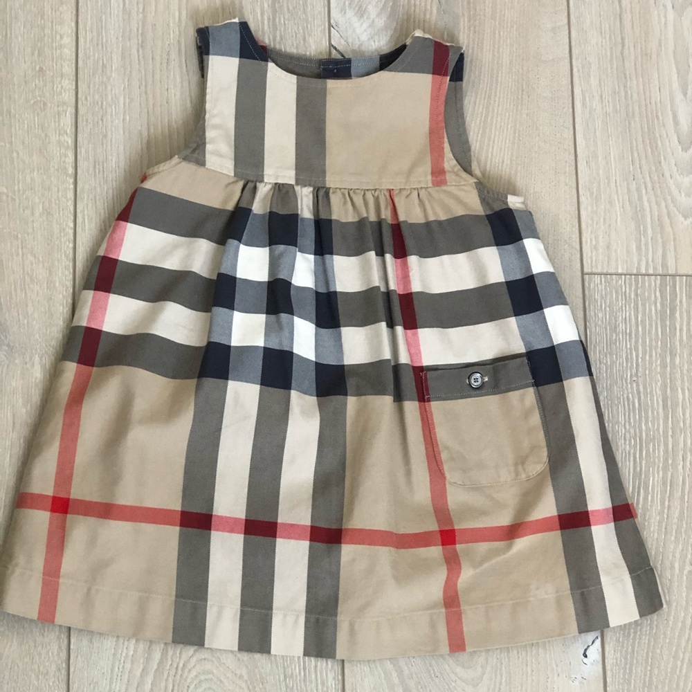 Burberry Girl Dress 2y Classic Beige Check